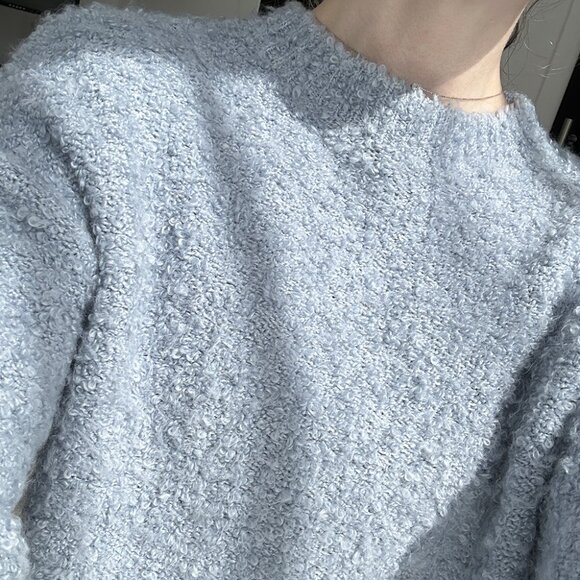 Mango Gallet Textured Boucle Knit Sweater XS - Picture 6 of 7